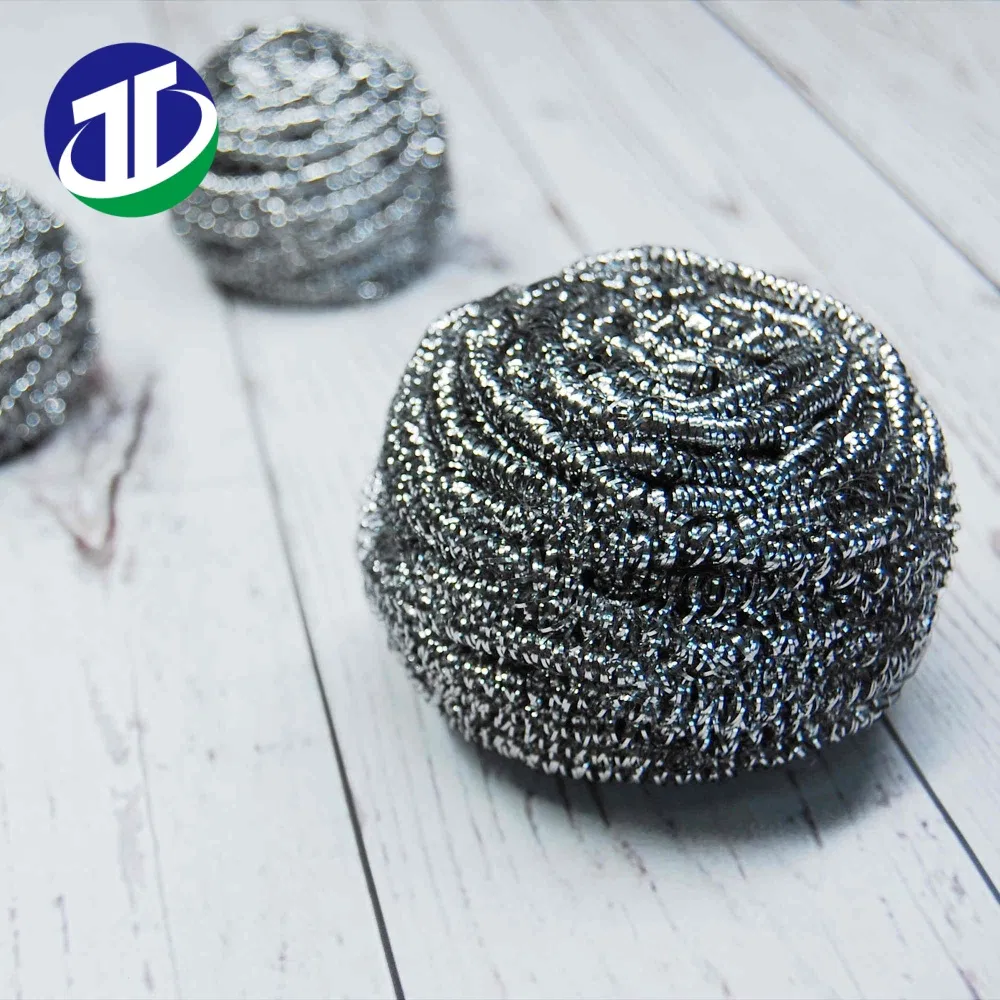 High-Efficiency Stainless Steel Scrubber Scourer Cleaning Ball