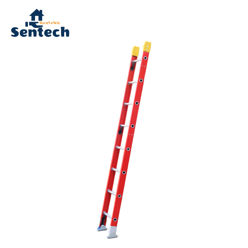 Fiberglass Single ANSI Type Iaa 375lbs Extra Heavy Duty Straight Ladder for Industrial