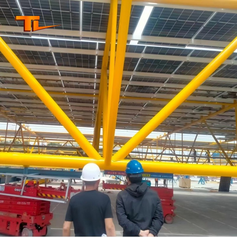 Steel Space Tube Truss Structure for Industrial Roof System