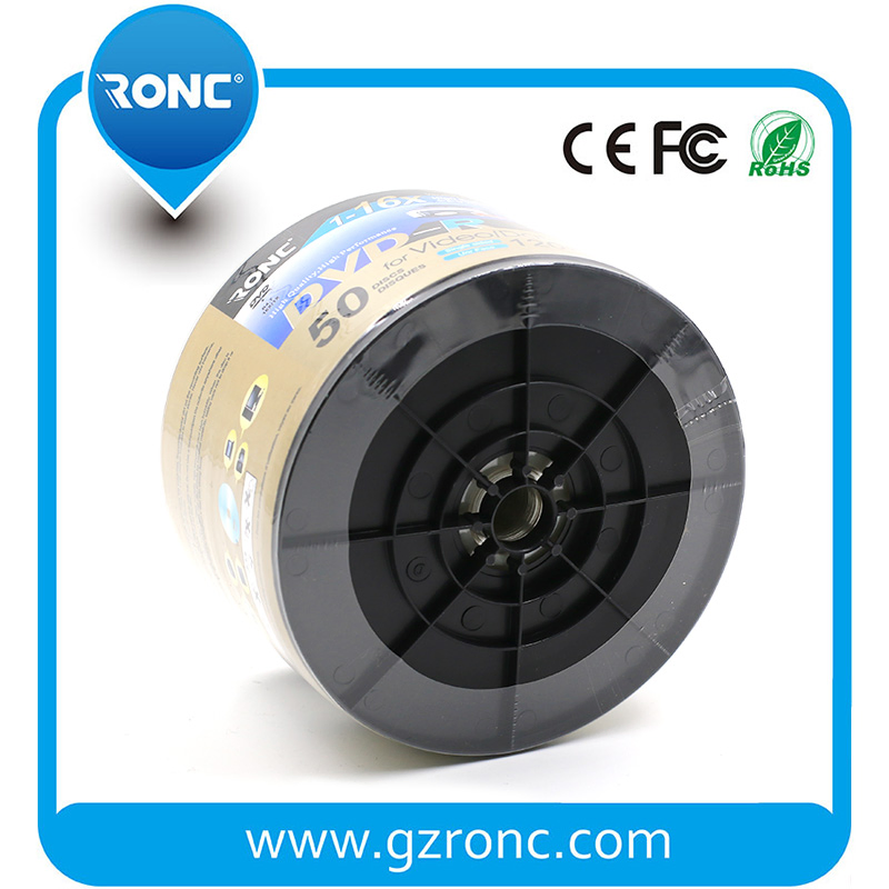 DVD-R 4.7GB 16x, односторонние, Grade A+ (50 шт.)