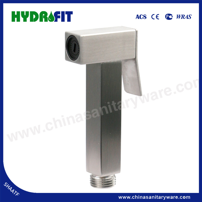 Factory SUS304 Stainless Steel Portable Health Faucet Bidet Toilet Handheld Shattaf Sprayer