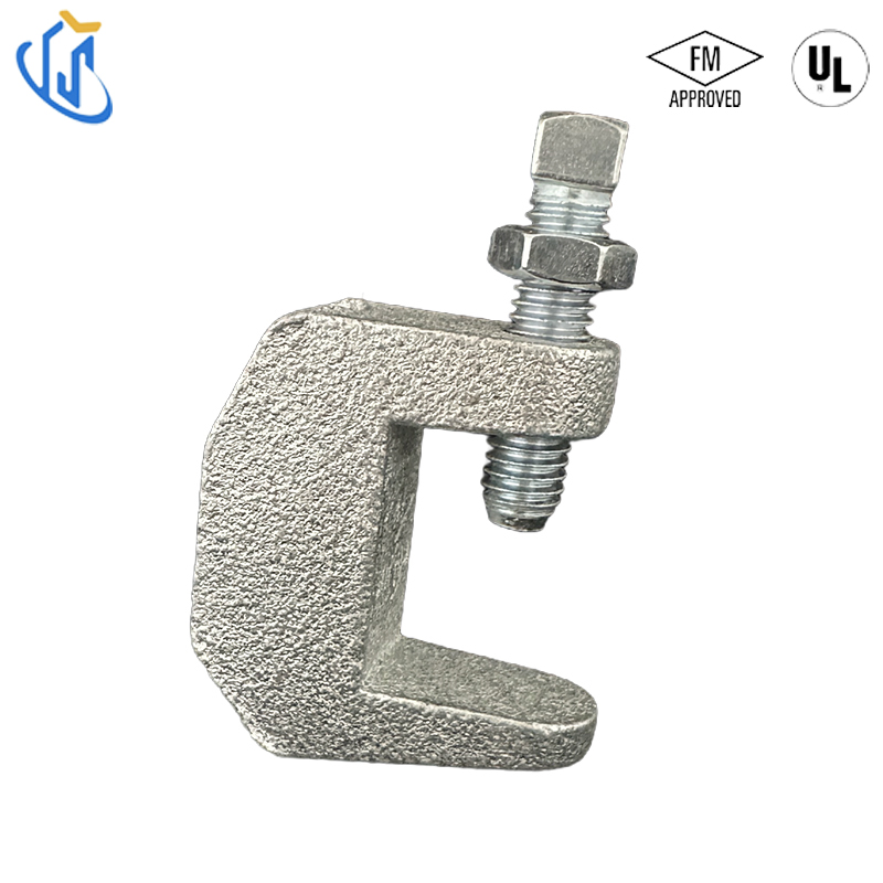 FM UL Certified M10 M12 Malleable Iron Top Beam Clamp Adapter
