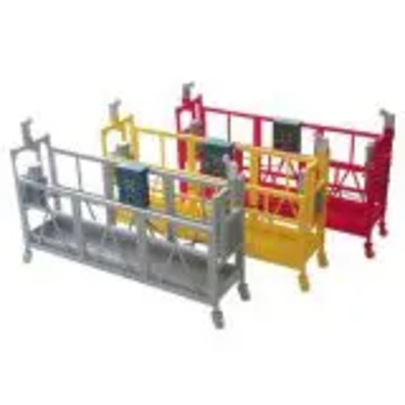 Emergency Stop Rope Suspended Platform Construction Gondola for Curtain Wall Installation
