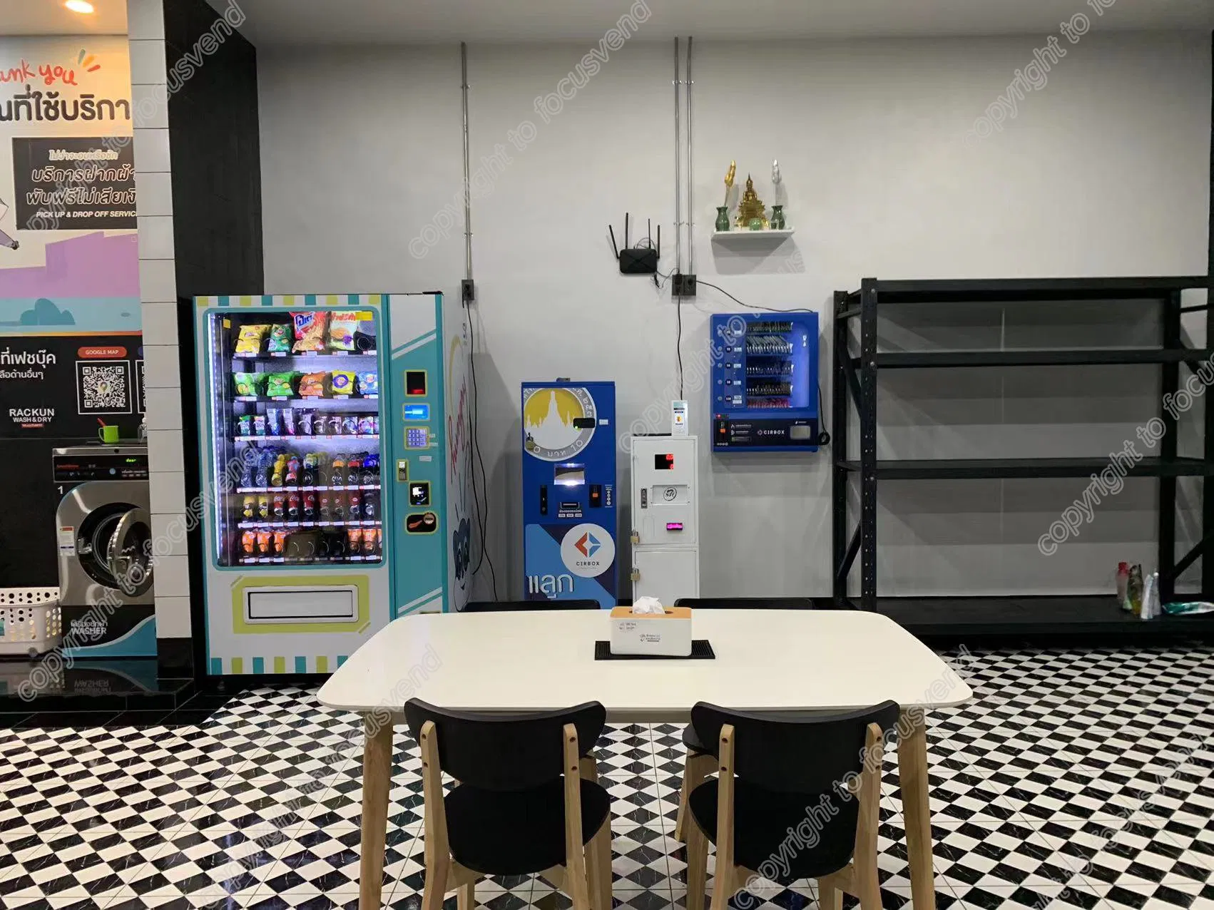 24 Hours Unmanned Retail Solution Unmanned Store Vending Machine