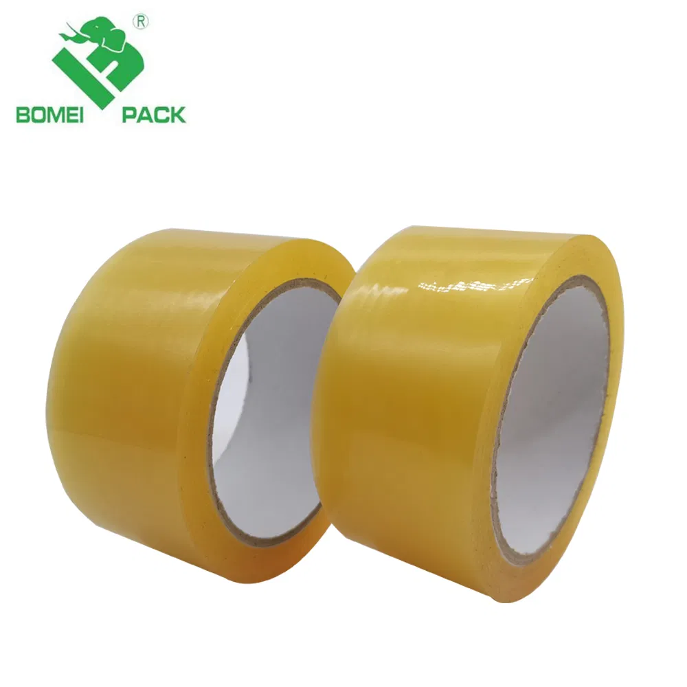 Strong Sticky Hot Melt Transparent Yellowish BOPP Packing Tape Wholesale