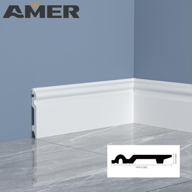 PS Waterproof Easy Install LED Bar Strip Light Skirting Board Baseboard