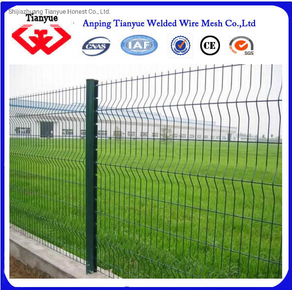 Dark Green PVC Coated Fence Netting / PVC Fence with Factory Price