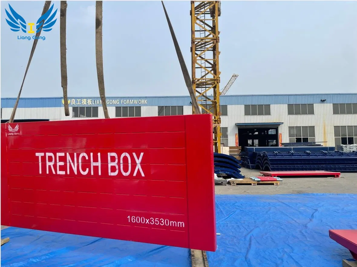 Color Customized Low Price Trench Box for Pipe Laying Formwork System