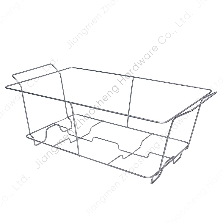 Serving Buffet Wire Frame Dish Racks Hotel Party Chafer Stand Chafing Wire Rack Grey Color