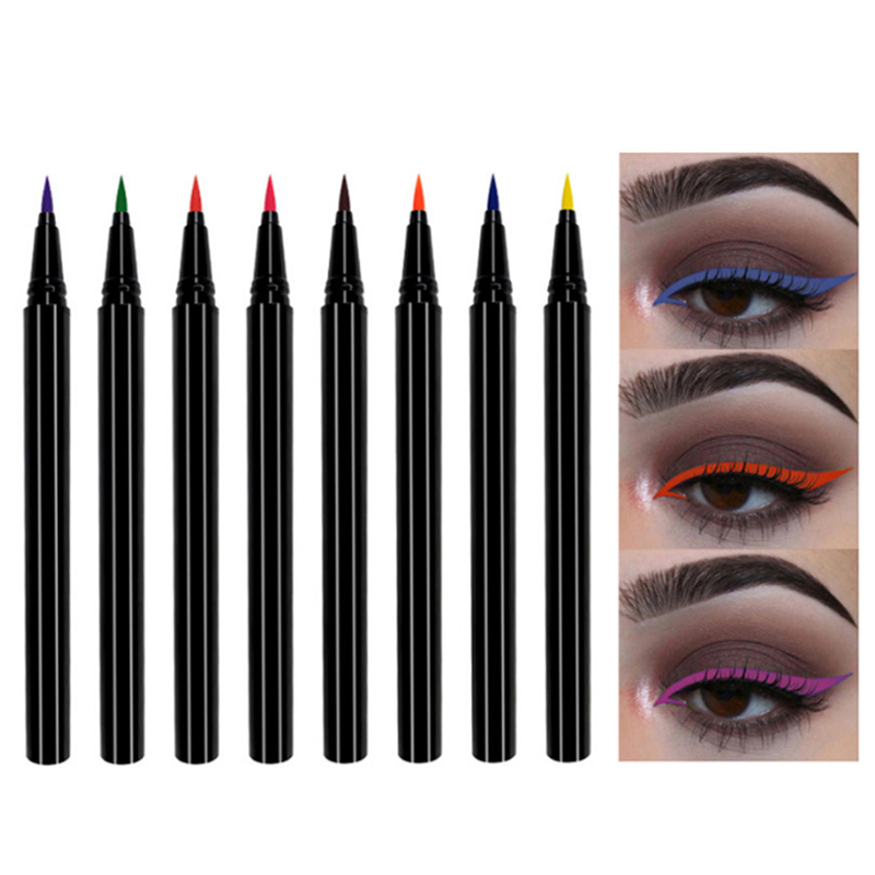Customisation Color Eyeliner Waterproof Quick Drying Cotton Core Eyeliner