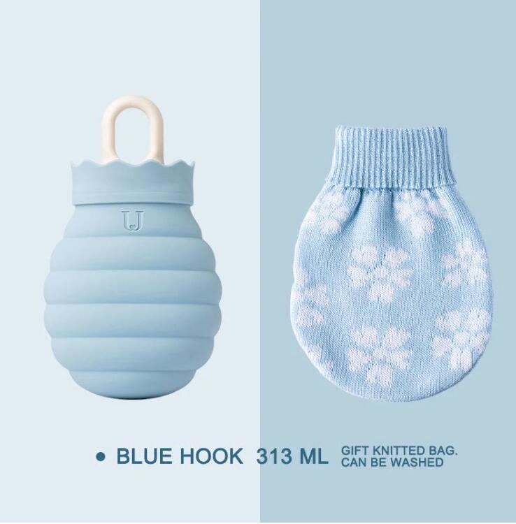 Hot Water Bottle with Soft Fleece Cover