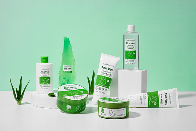 Natural Aloe Extract for Body Face and Hands All Skin Types Aloe Vera Gel
