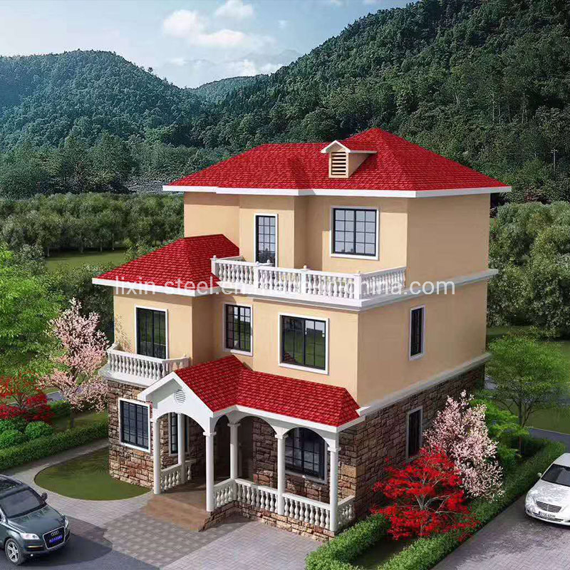 Affordable Prefab Modular Building Steel Structure Frame Villa Prefabricated House