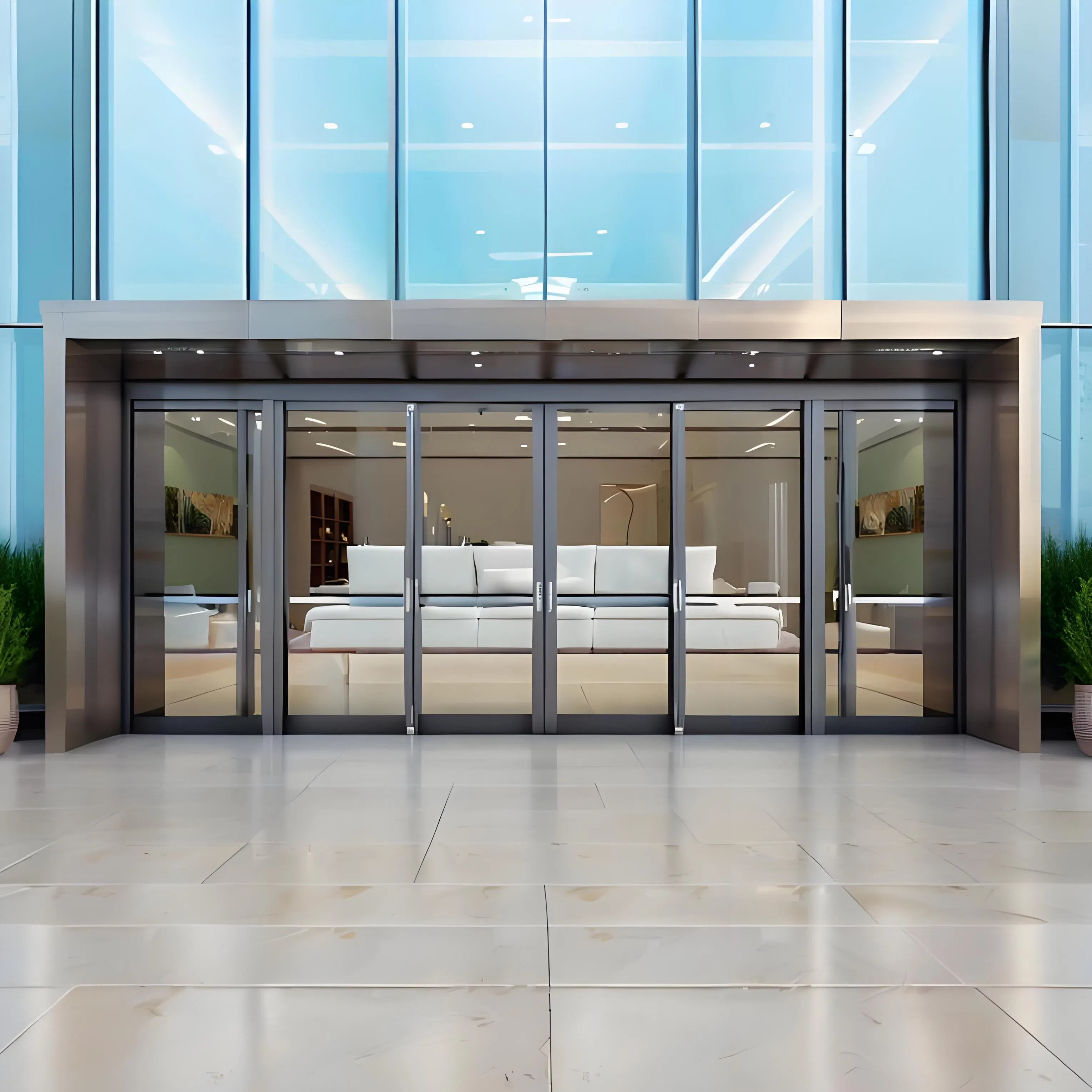 Закаленное стекло 8 мм для раздвижных и распашных дверей