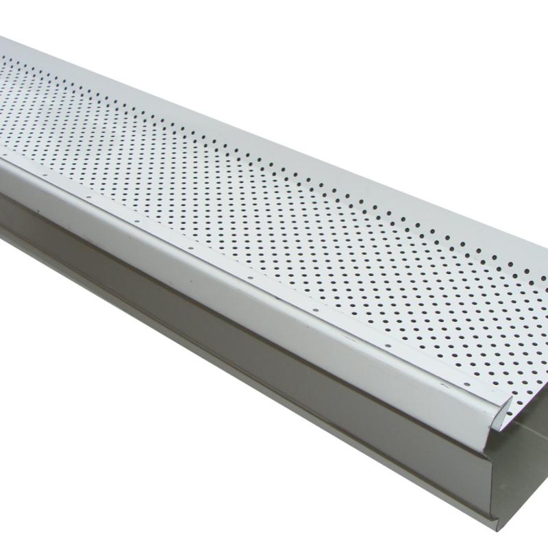 5inch 6inch Sliver Aluminum Gutter Guard for USA