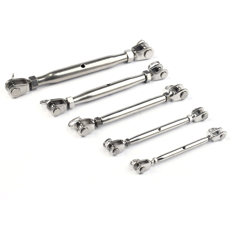 Rigging Hardware Wire Rope Screw Tensioner 304 Stainless Steel Closed Body Turnbuckle