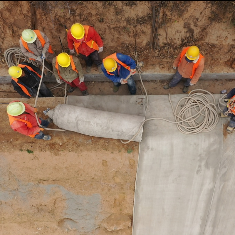 Durable Cement Blanket for River and Ditch Applications 2m Wide