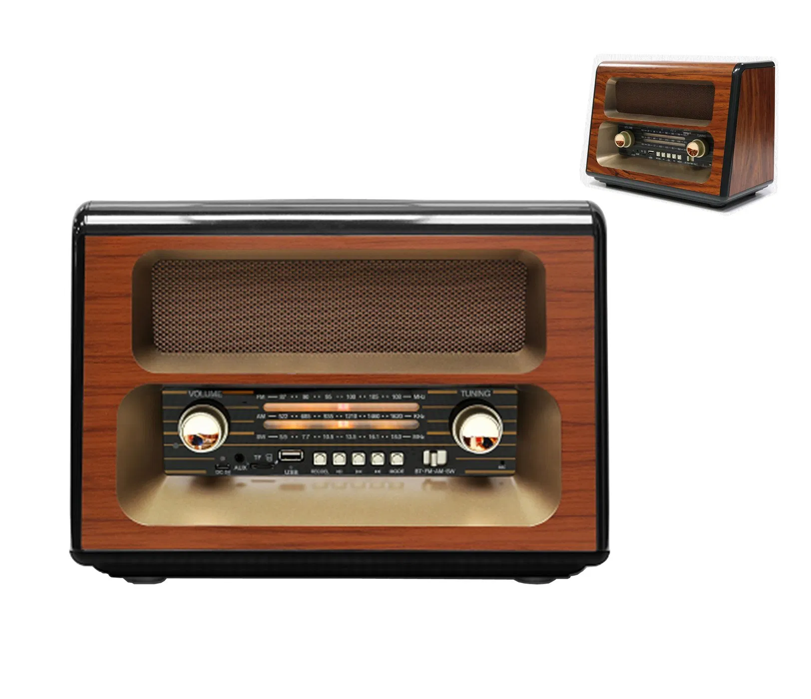 Ретро радио с Bluetooth, FM/AM/SW, USB, TF