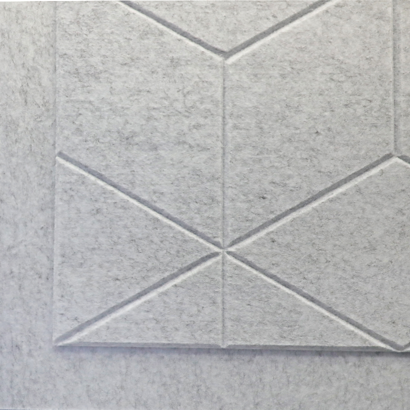 Decorative 9/12mmm Customization Acoustic Hexagonal Pet Felt 100% Polyester Acoustic Panel