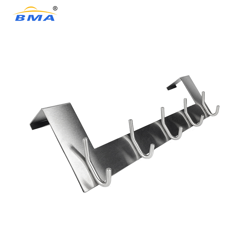 Metal Wire Organizer Rack Custom Stainless Steel Towel Over The Door Hook Clothes Hanger 	Coat Hooks