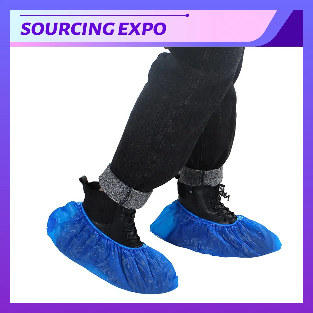 Ly Disposable CPE Shoe Covers PVC Waterproof Shoecovers PE Boot Cover