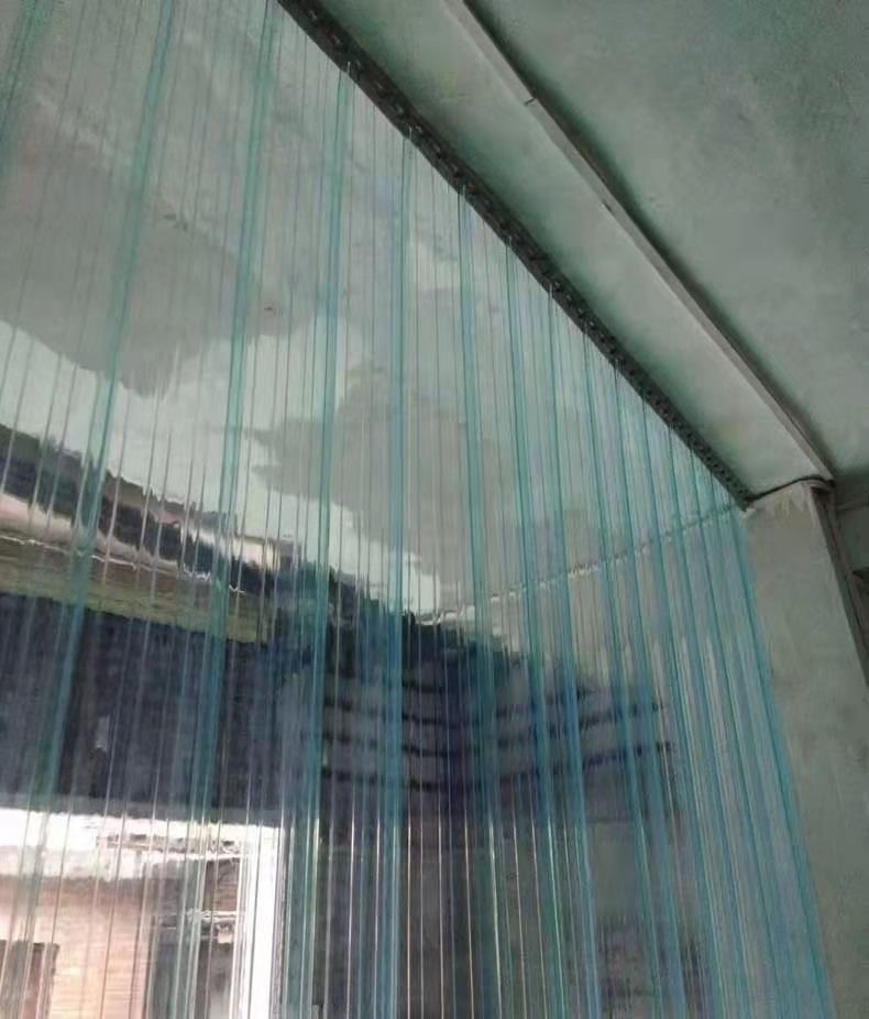 Polar Grade Blue Clear PVC Strip Door Curtain Industrial Cold Storage Freezer Transparent Soft Plastic Air Curtain for Cold Room Low Temp Resistant