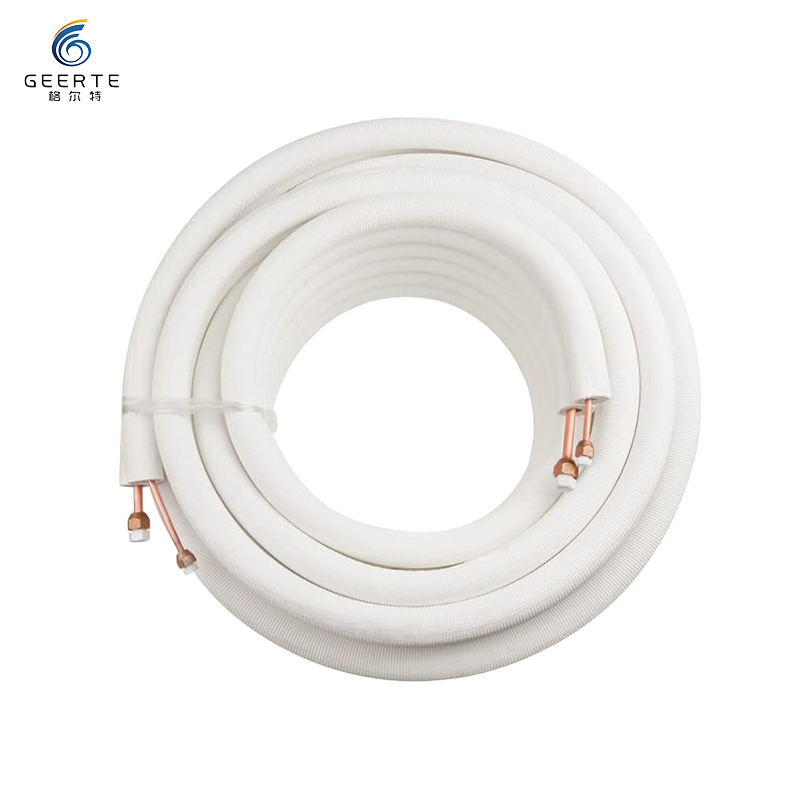 Pre-Insulated Copper Coil Pair Copper Tube Line Set Pipe for Air Conditioning Installation Kit