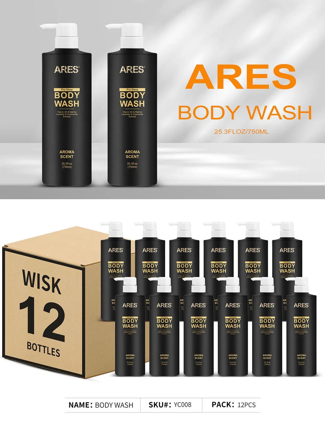 OEM/ ODM Moisturising Bath Body Wash Private Label Customize Scented Body Shower Gel