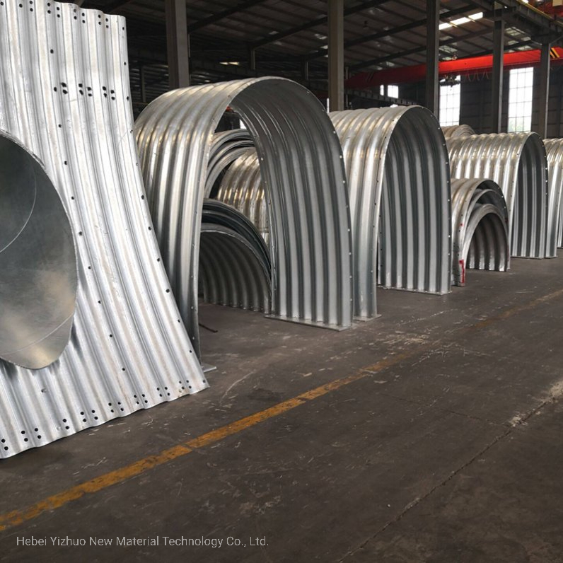 Nestable Semicircular Corrugated Metal Pipe/Corrugated Metal Culvert