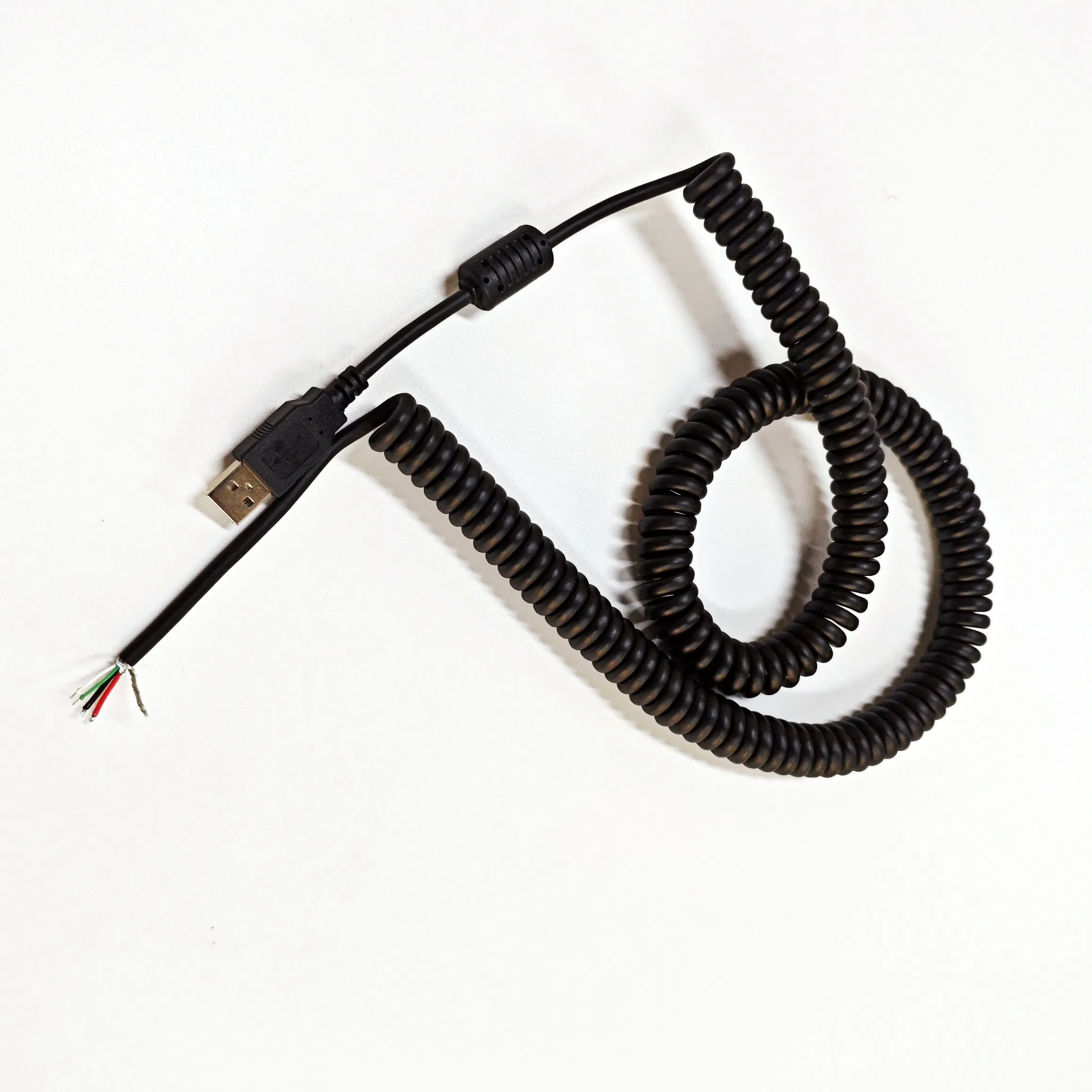 Спиральный USB-кабель для автомобиля