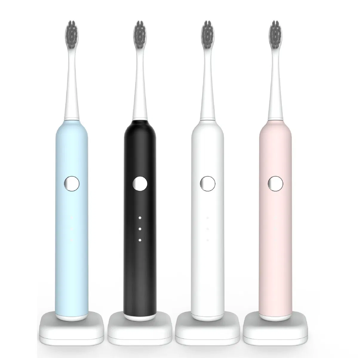 OEM Cheap Adult Sonic Electric Toothbrush Gradient Color Wireless Charging 6 Modes with CE, RoHS