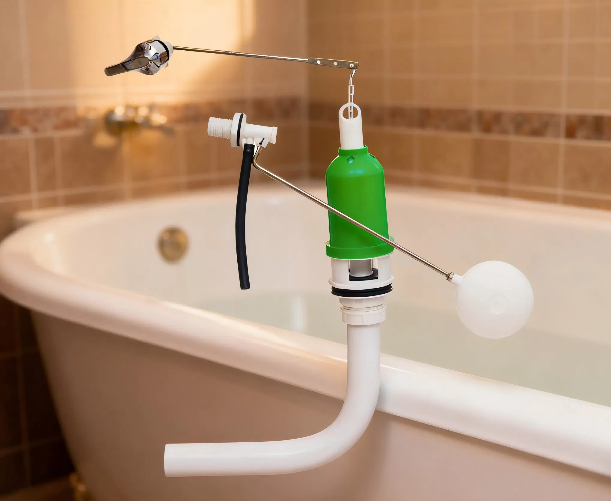 Customizable Durable White ABS Plastic Cistern Flush Mechanism - Factory Direct Wholesale for Toilet