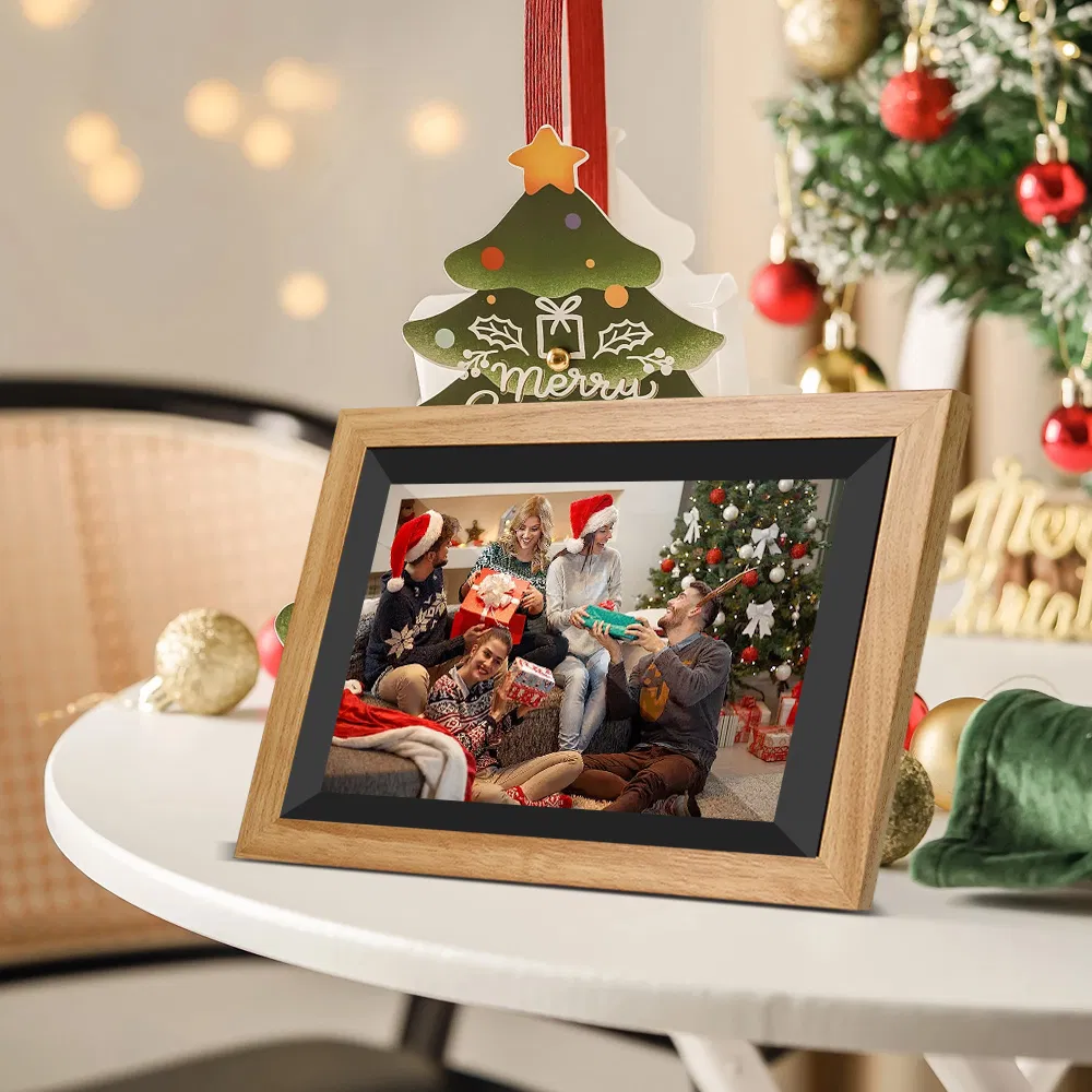 Bulk Digital Photo Frame Clock Digital Photo Frame Wall Clock Wi-Fi Good Quality