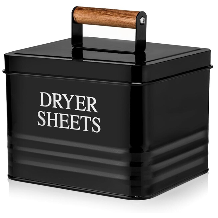 Laundry Pod Container with Handle Dryer Sheet Holder Detergent Organization