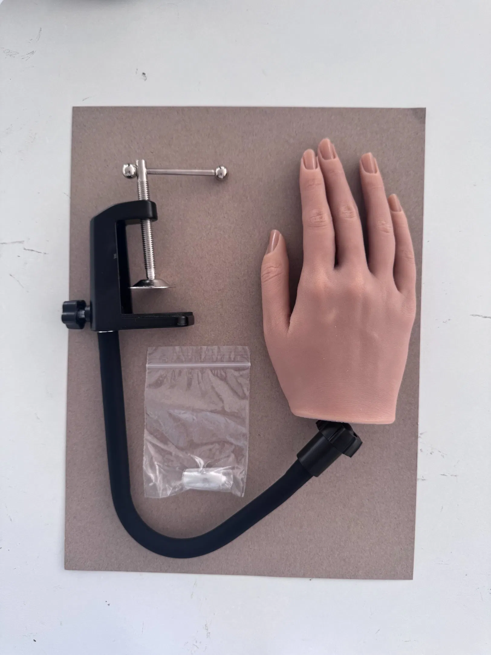 Silicone Fake Silicone Hand Painted Model Hand Makeup Nails Training