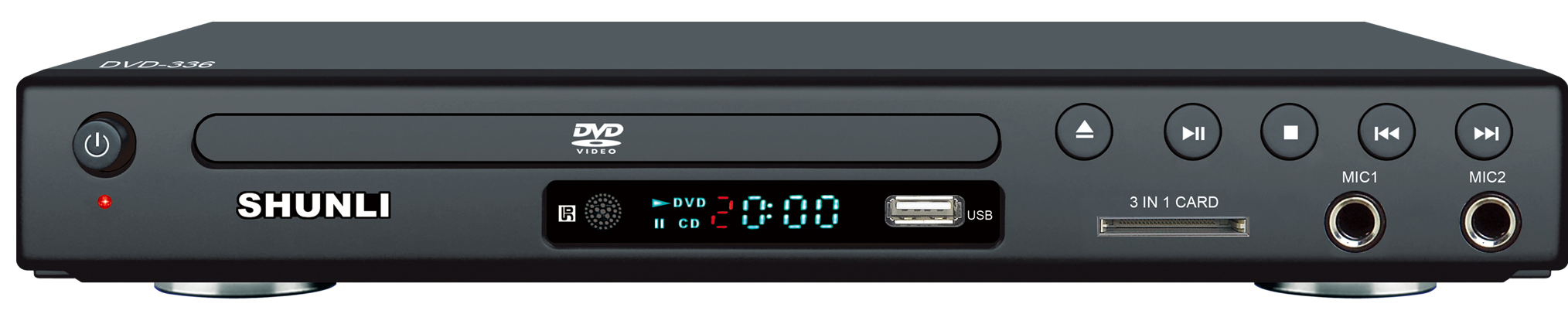 Портативный DVD-плеер с USB и SD-картой