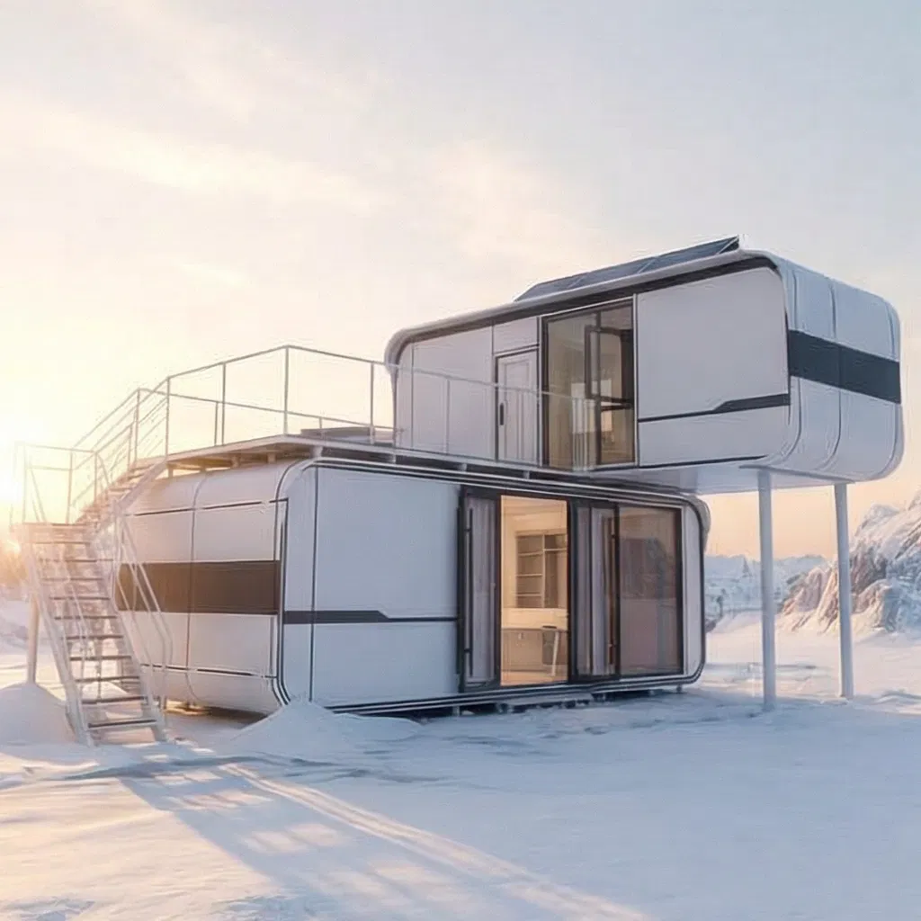 Modular Outdoor Space Capsule House Pod Factory Price Modern Mobile Hotel Tiny Apple Smart House Prefabricated Cabin Casas Prefabricadas Prefab House Home