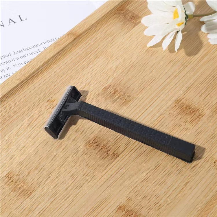 Luxury Eco Friendly Sustainable Hotel Shaving Kit with Wooden Bamboo Razor