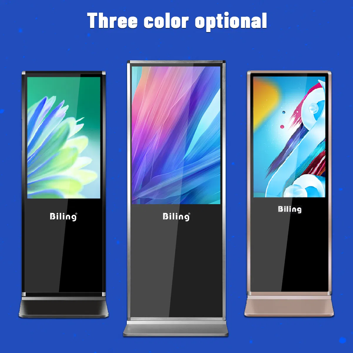 Интерактивный сенсорный киоск с LCD-экраном для рекламы