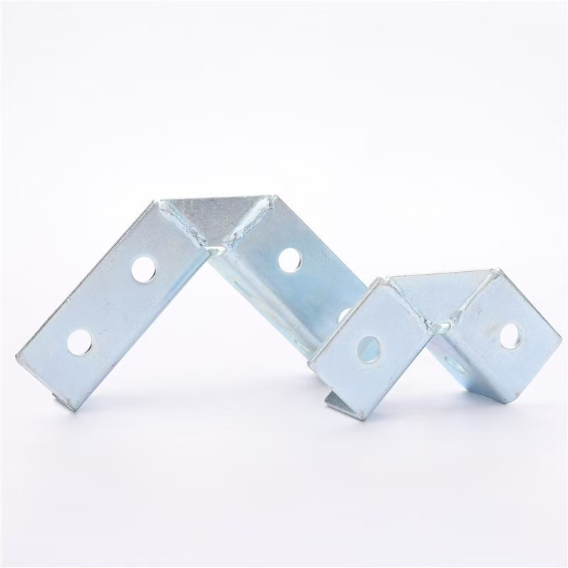 Eight-Hole Steel Connector Bracket for Sturdy Corner Protection Device