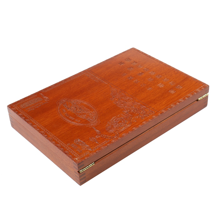 Wholesale High-End Spanish Cedar Humidor Box Mahogany Cigarette/Tobacco Box Cigar Humidor