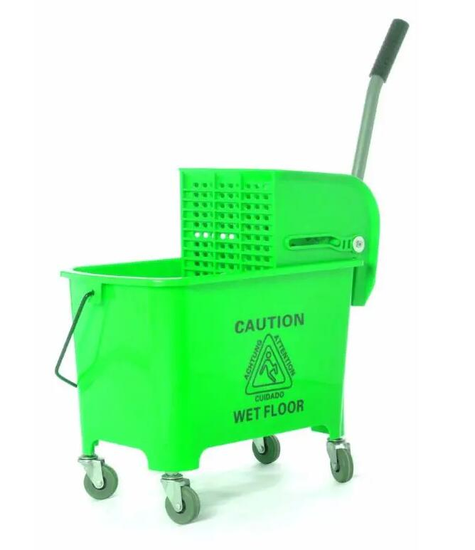 32L Strong Quality Plastic Mop Bucket Wringer Trolley