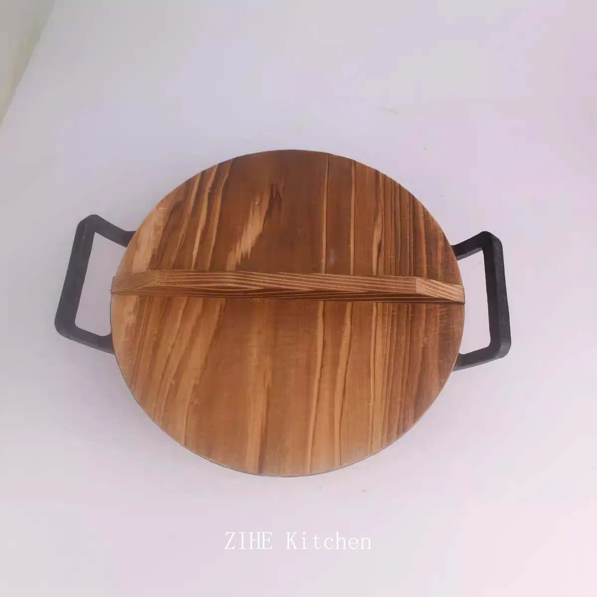 Cast Iron Old-Fashioned Non-Stick Pan Double Ear Wok Thickened Uncoated