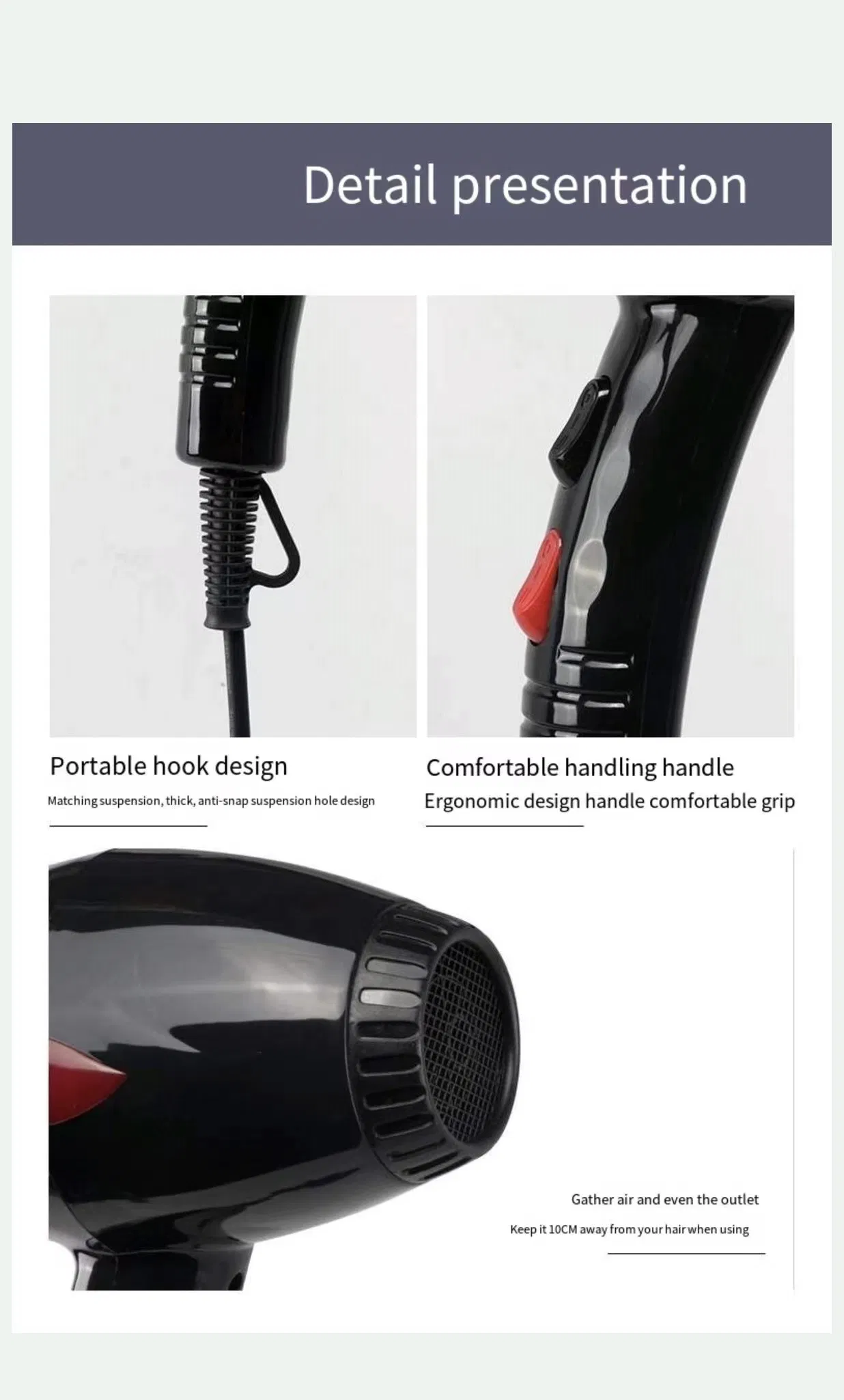 Best Hairdryer with High Power for Beauty Salon Appliance