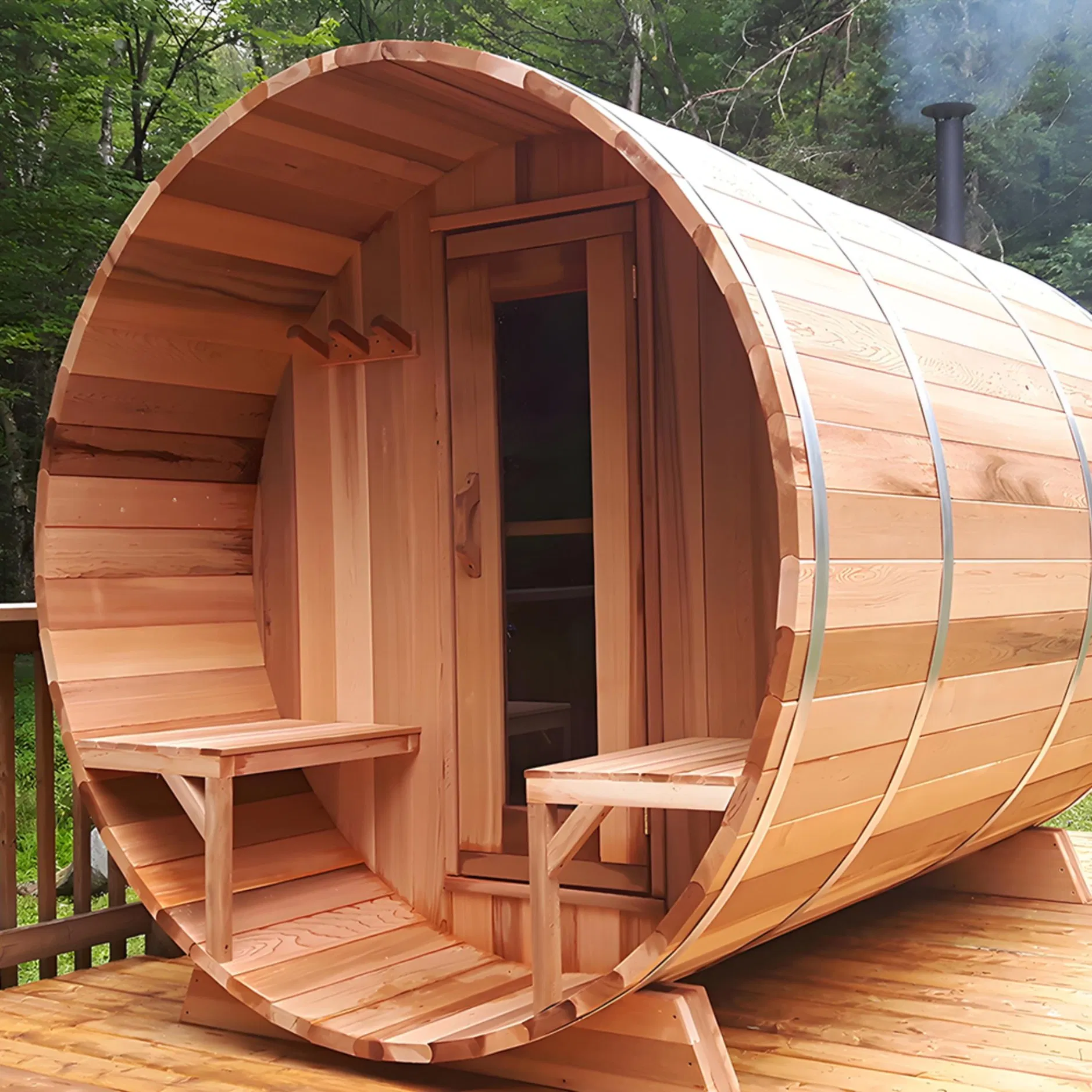 Инфракрасная сауна Boda Outdoor с хромотерапией