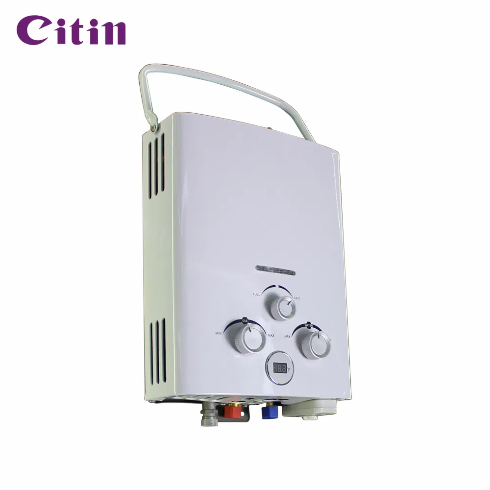 Compact Knob Control Gas Water Heater for Outdoor Adventures Gas Water Heater