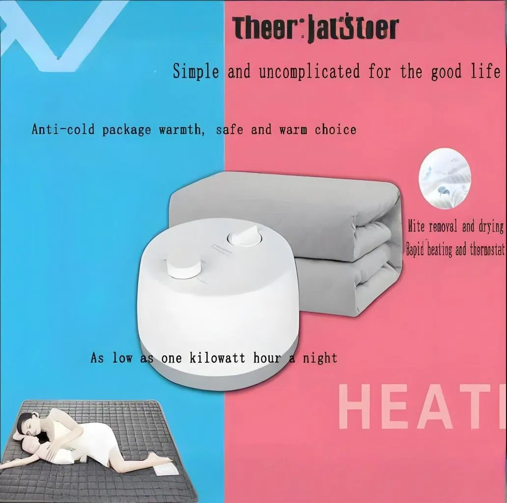 Eco-Friendly Electric Blanket Mattress for Cozy Nights, Premium Heating Blanket, New Bed Mattress Water