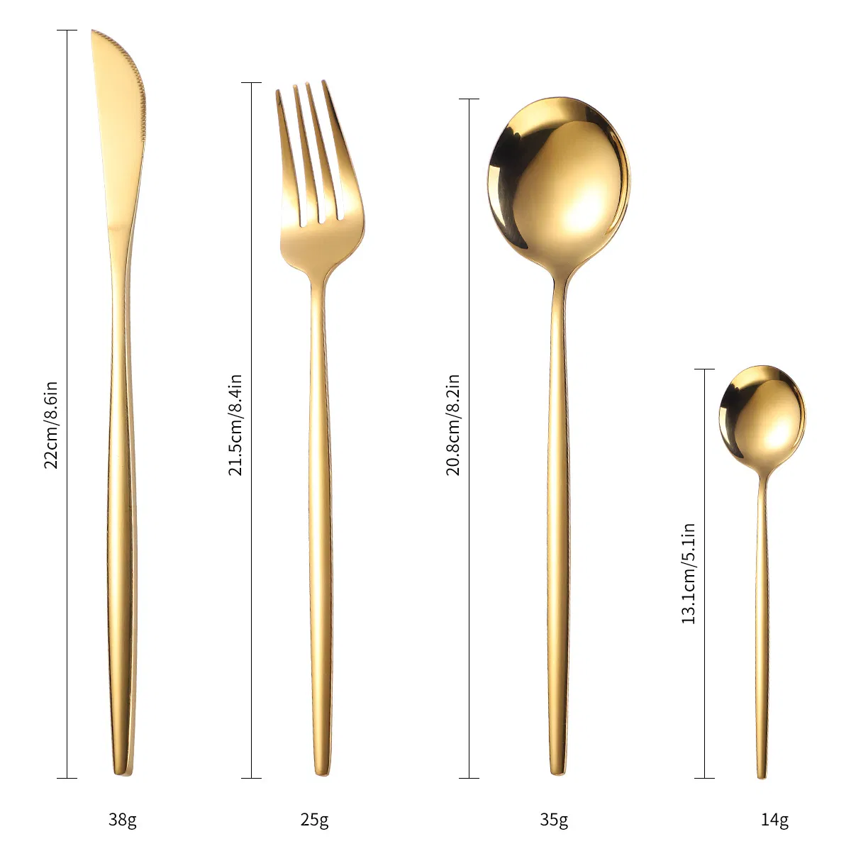 Gold Flatware Set Wedding Stainless Steel Flatware Set for Restaurant Hotel 24 Piece Flatware Set Dinnerware Set Steel Cutlery Set Knife Fork Spoon Flatware Set