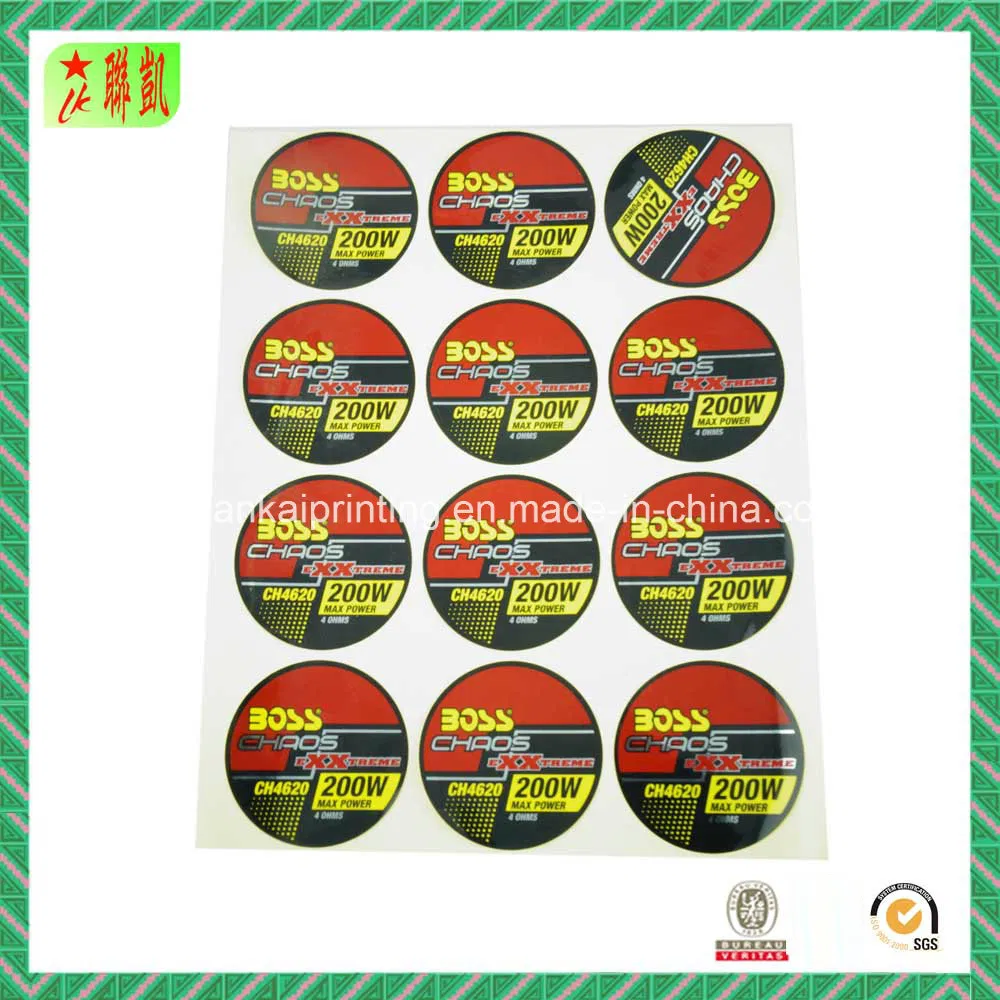 Paper and Plastic Printed Adhesive Labels