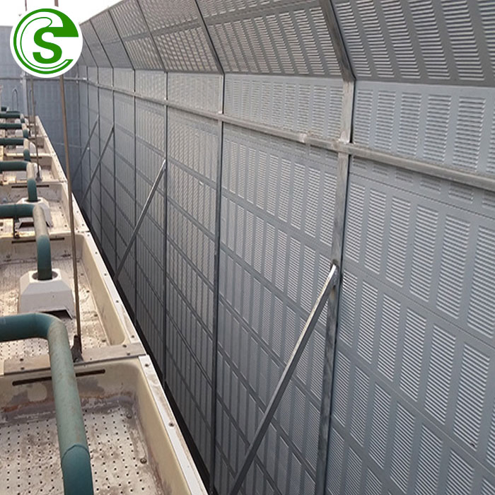 High Quality PC Acoustical Board Galvanized Steel Sound Isolation Highway Noise Barrier